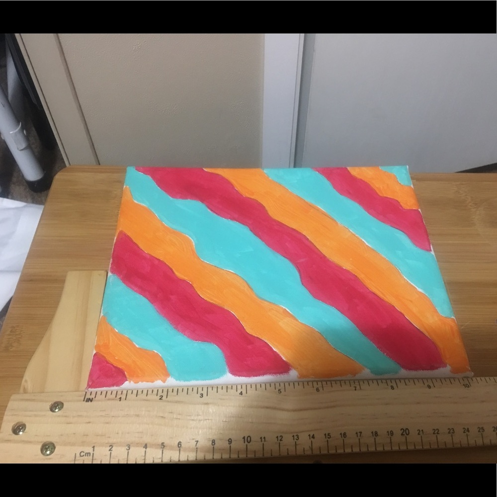 One of a kind canvas painting 8x10